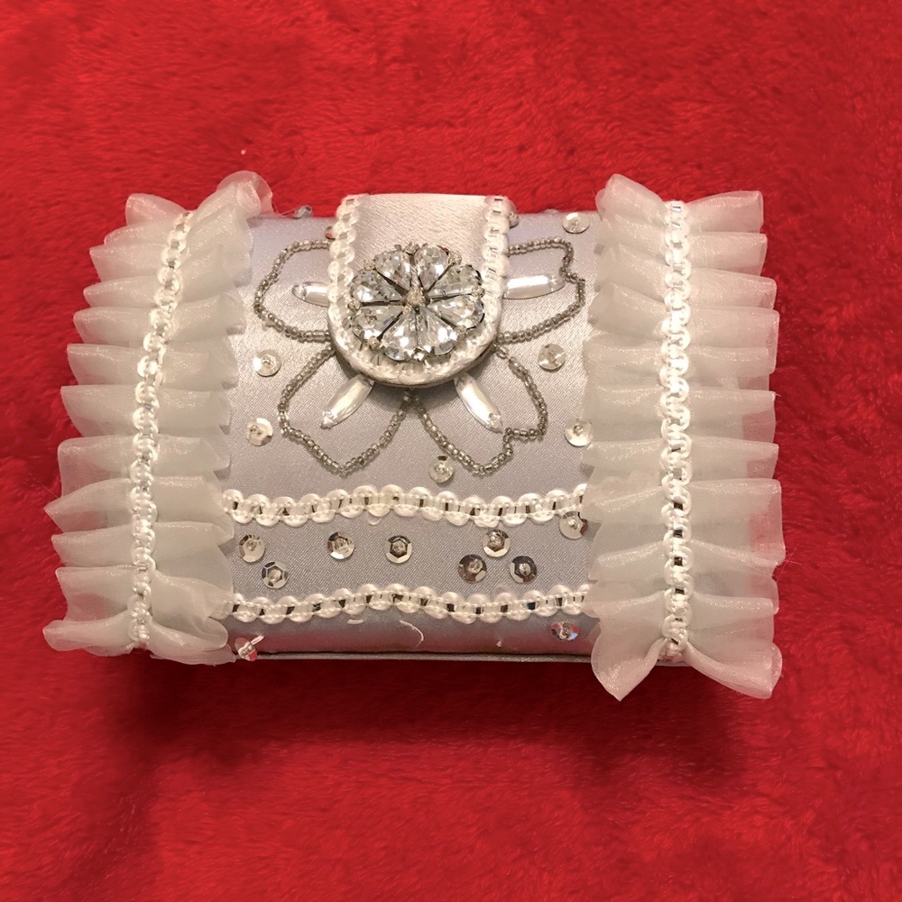 Satin Clutch evening bag
